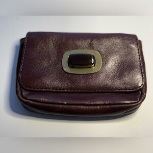 Hobo International Turn Lock leather wallet/ purse